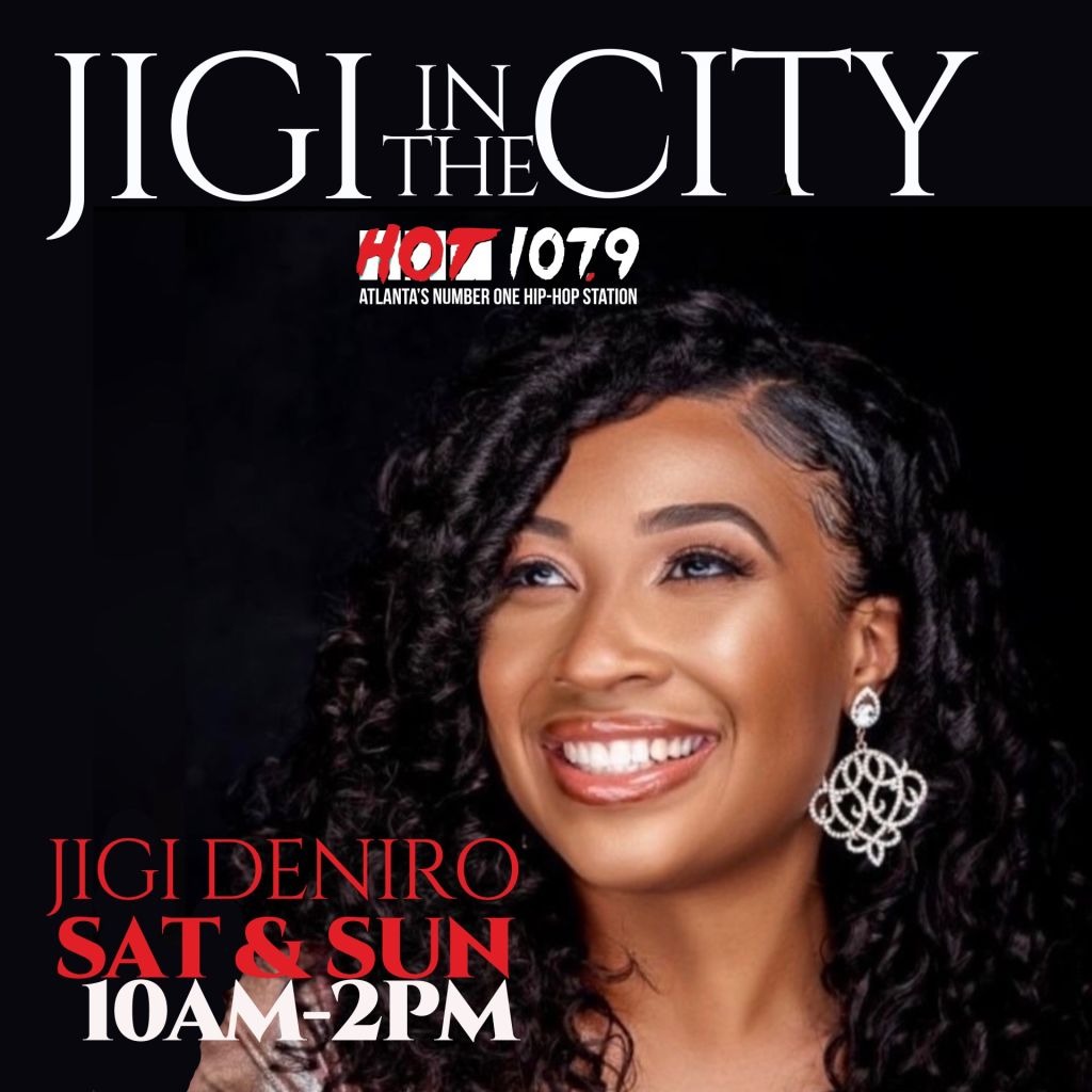 Jigi Deniro in an official Hot 107.9 Jigi in the City promotional photograph